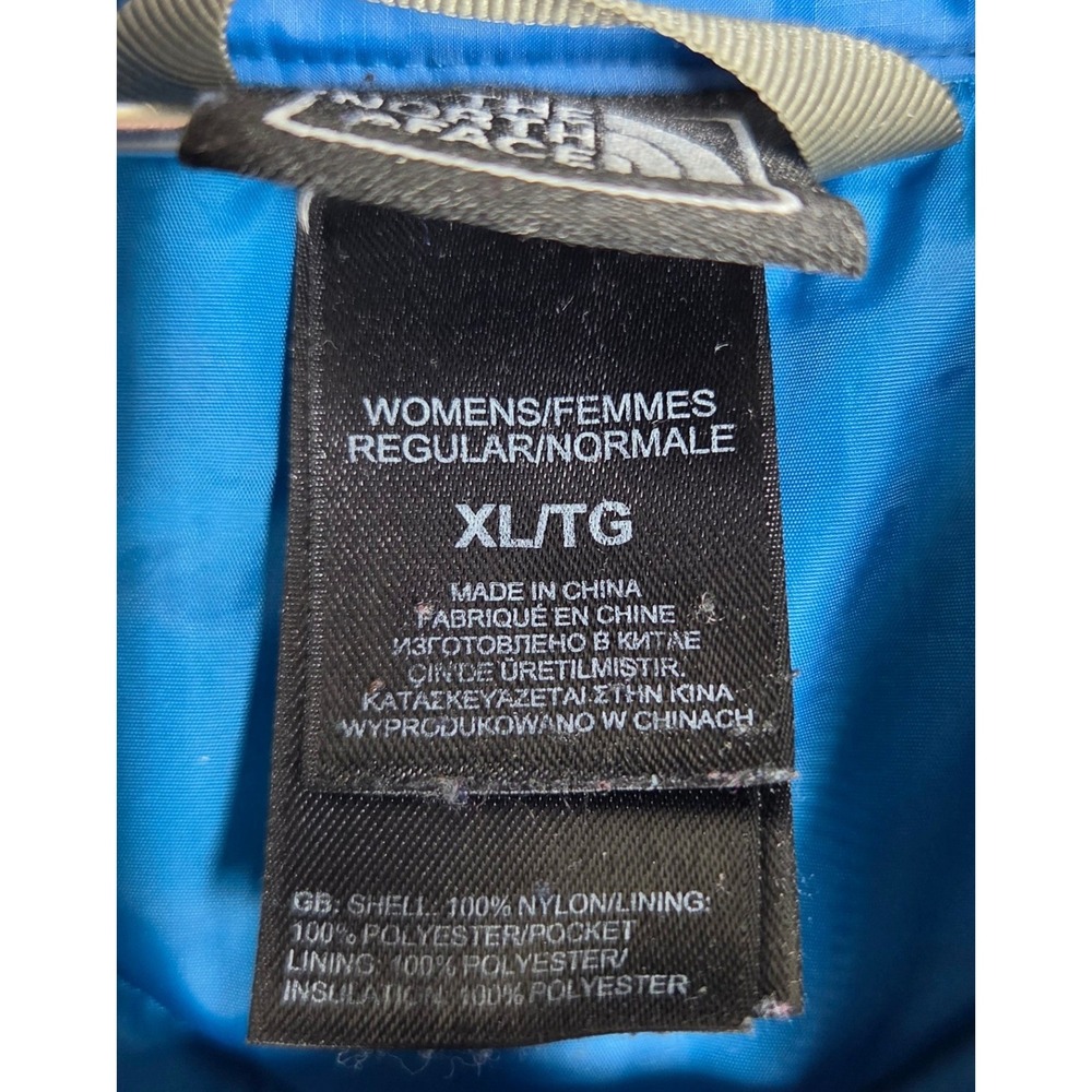 The North Face Womens Huila Synthetic Insulation Puffer Jacket Blue XL Outerwear - Picture 7 of 12